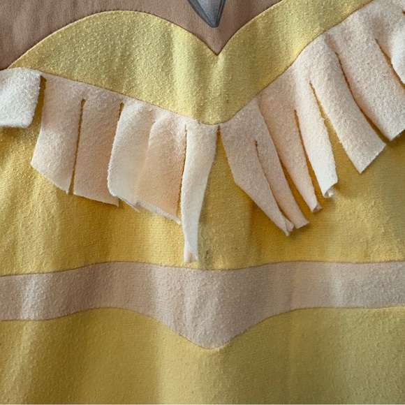 Disney Pocahontas vintage 90s long sleeve girls dress up costume size 7-10 - Picture 4 of 16